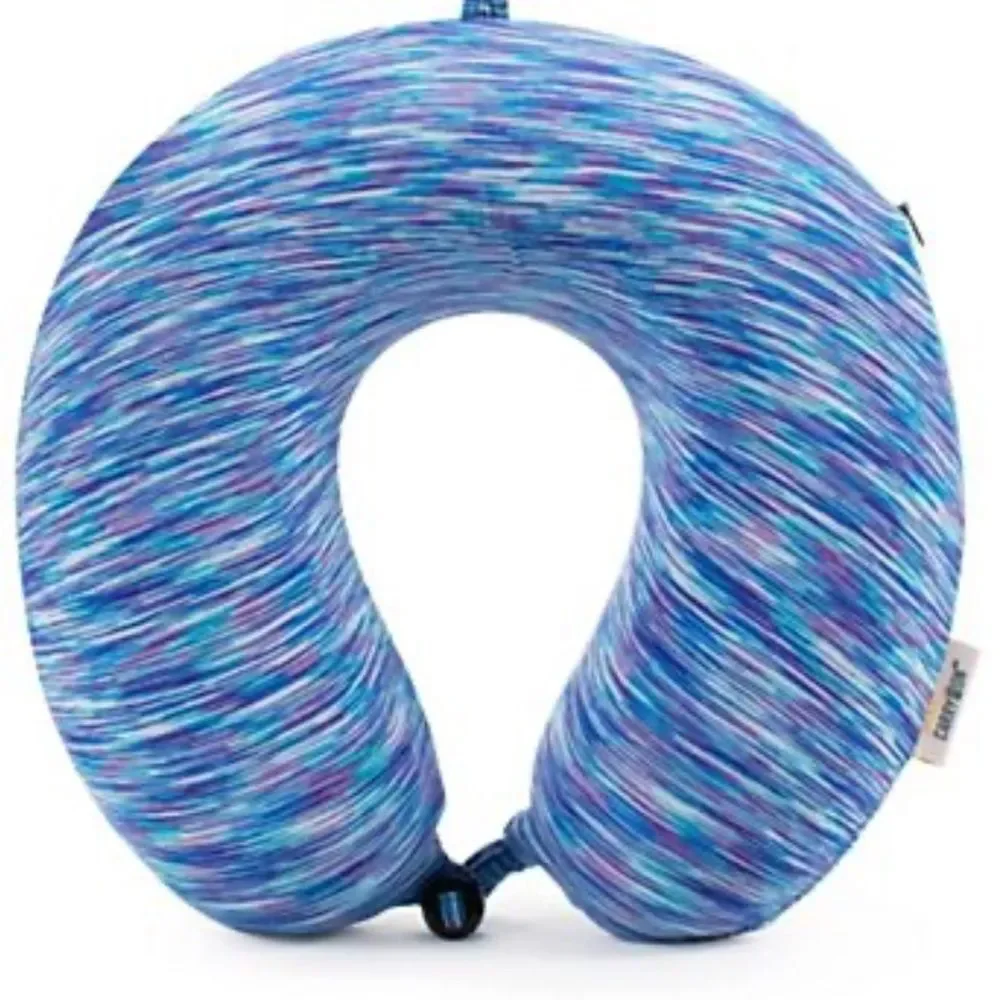 Miami CarryOn Space Dye Memory Foam Travel Pillow/Neck Pillow